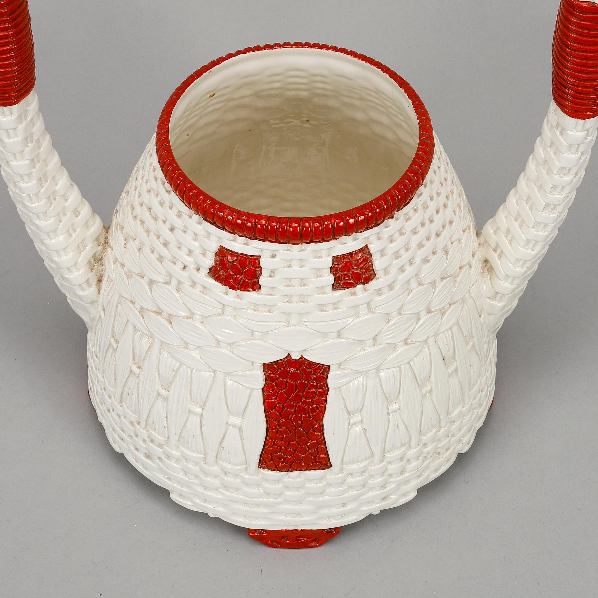 A Julius Dressler ceramic vase, Austria, early 20th century.