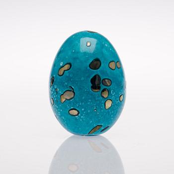 OIVA TOIKKA, ÄGG, glas, signerat och numrerat Oiva Toikka Nuutajärvi 42/50.
