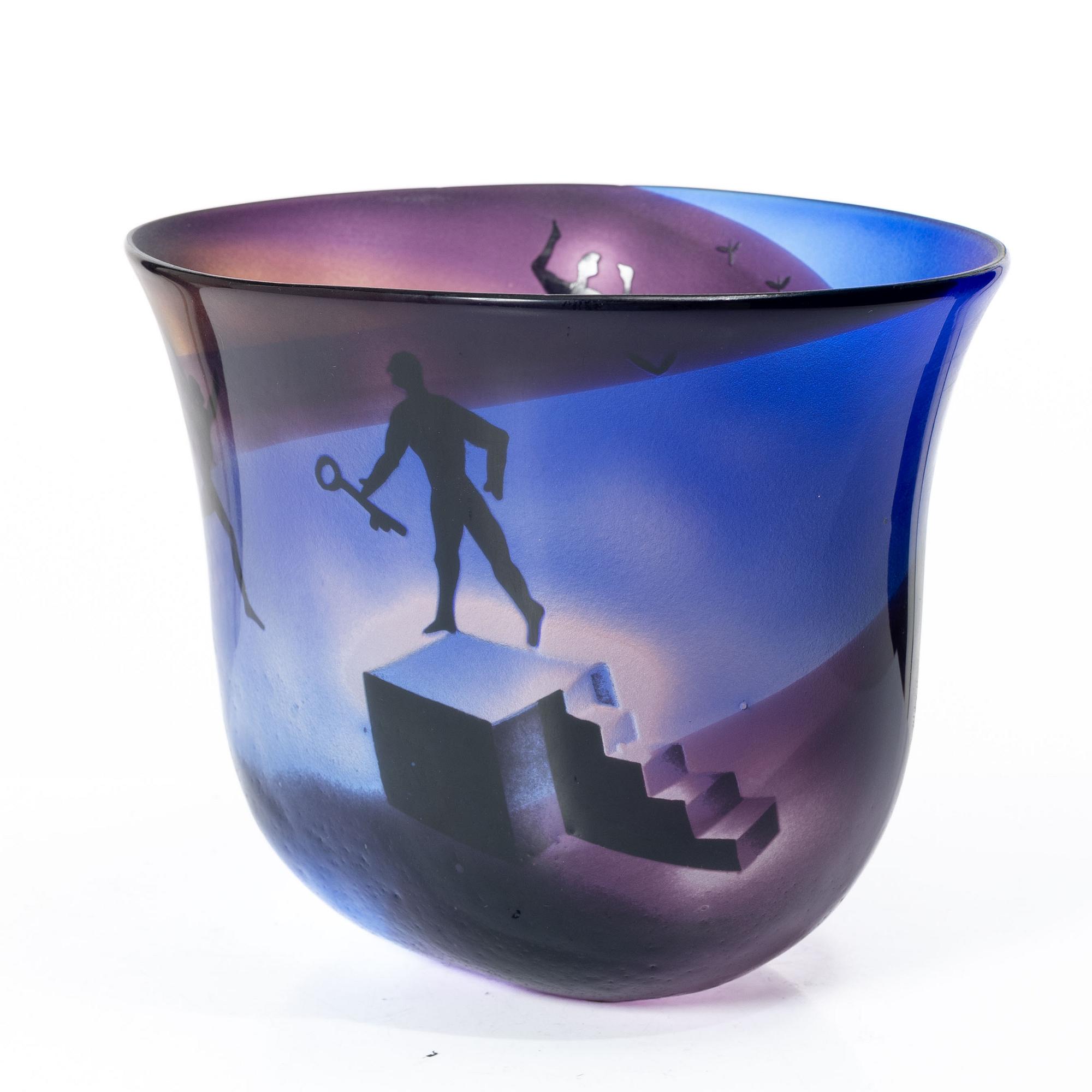 Bertil Vallien, a bowl, Kosta.