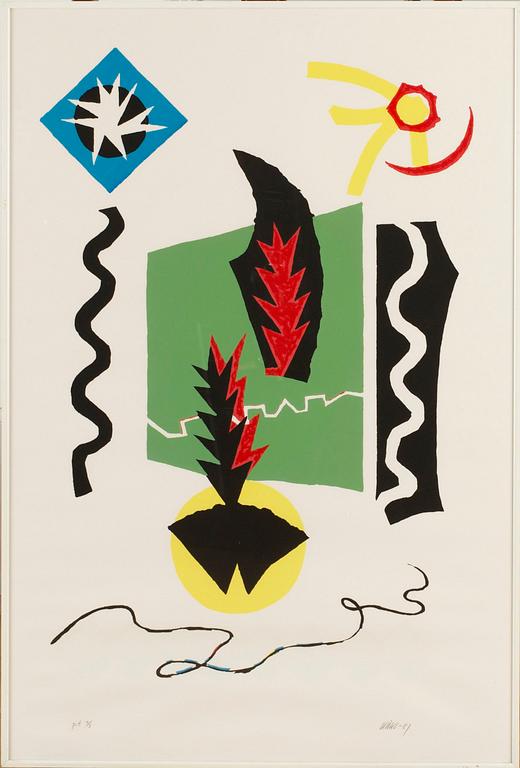 Olle Kåks, Abstrakt komposition.