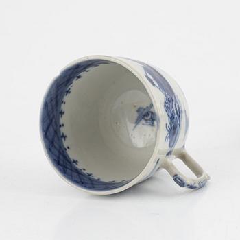 Kaffeservis, porslin, 24 delar, Kina, Qingdynasti, omkring år 1800.