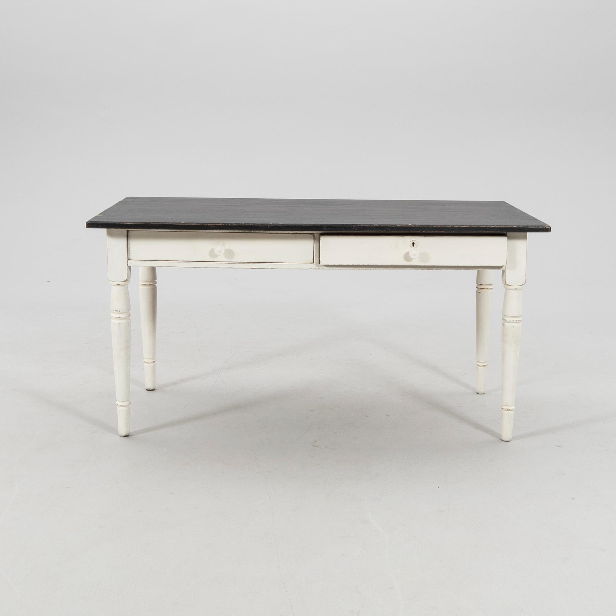 Kitchen table/work table around 1900.
