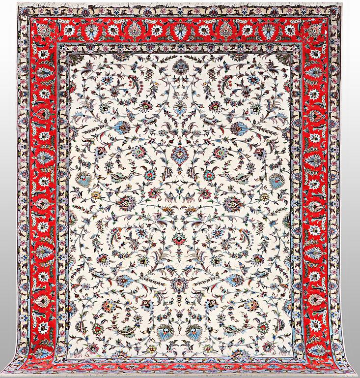 Matta, Täbriz part silk, 50 Raj, ca 355 x 244 cm.