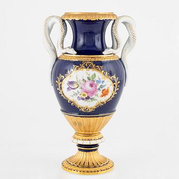 A Meissen Porcelaine Decorative Vase, mid 20th century.