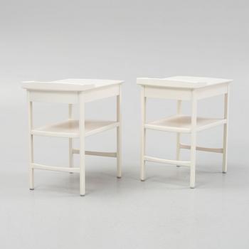 Carl Malmsten, sängbord, ett par, "Birgitta", 1900-talets andra hälft.