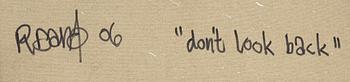 Rasmus Danö, "Don't look back".