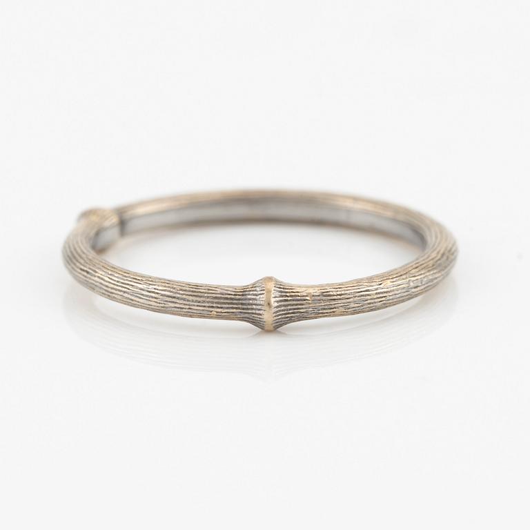 Ole Lynggaard, ring, 18K white gold, "Nature I".