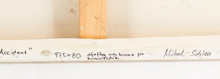 MICHAEL SCHLEU, oil and wax.