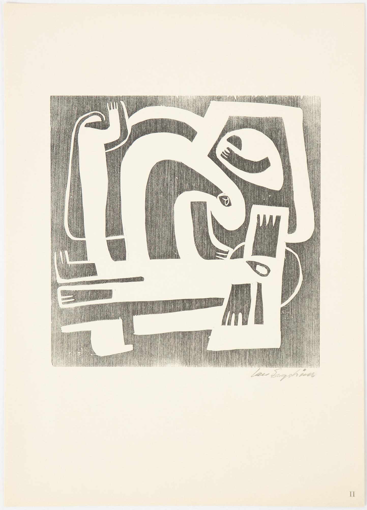 Lars Engström, ”5 Träsnitt”.