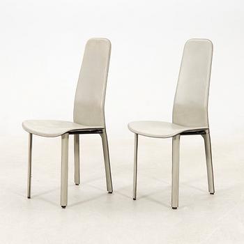 Chairs 10 pcs, Cidue Italy 1980s.