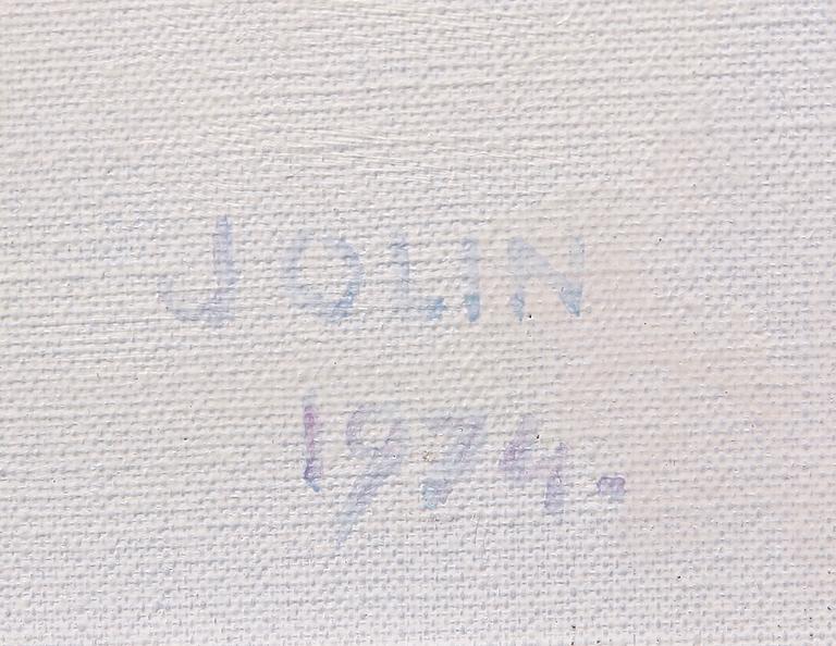 EINAR JOLIN, olja på duk, sign o dat 1974.