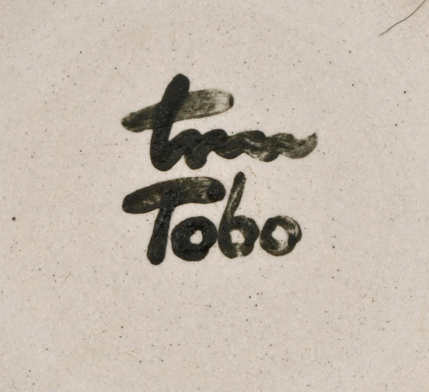 TESERVIS, 9 delar, stengods, Triller Tobo.