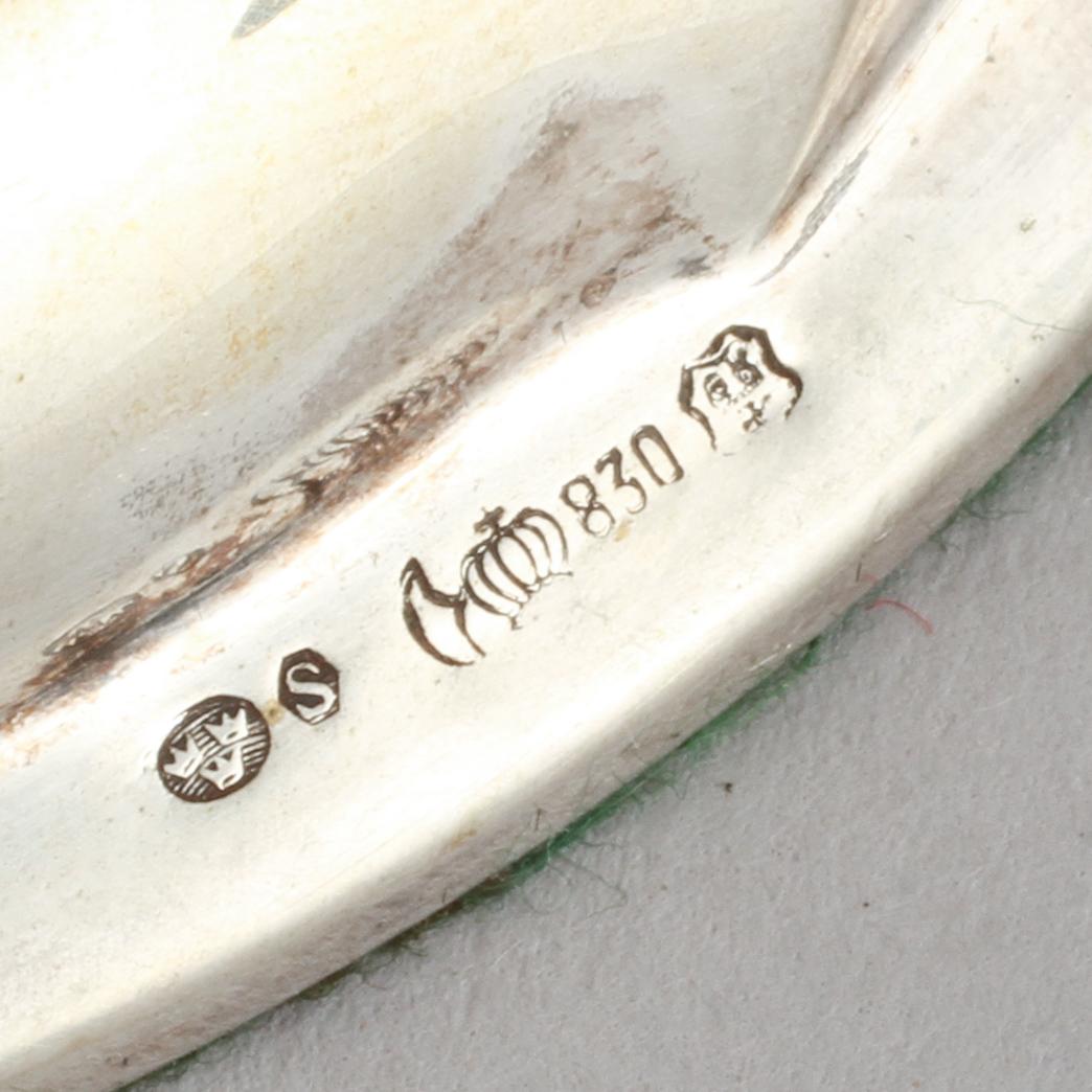 KANDELABRAR, ett par, silver, Tyskland, 1900-tal.