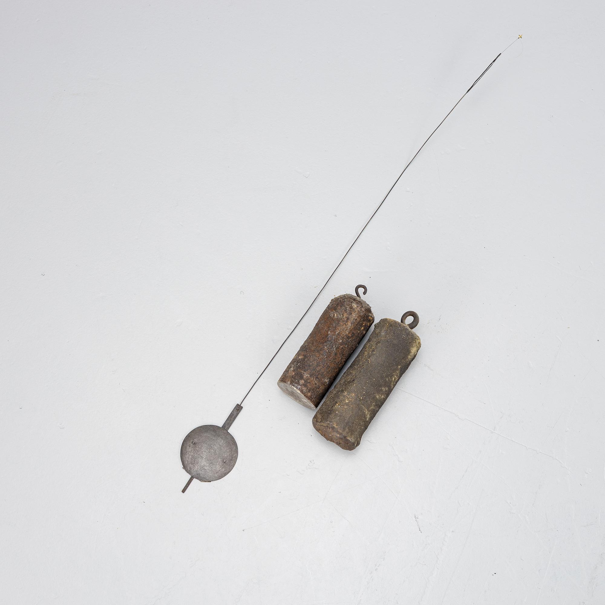 A Swedish folk art longcase clock from Hälsingland, dated 1812.