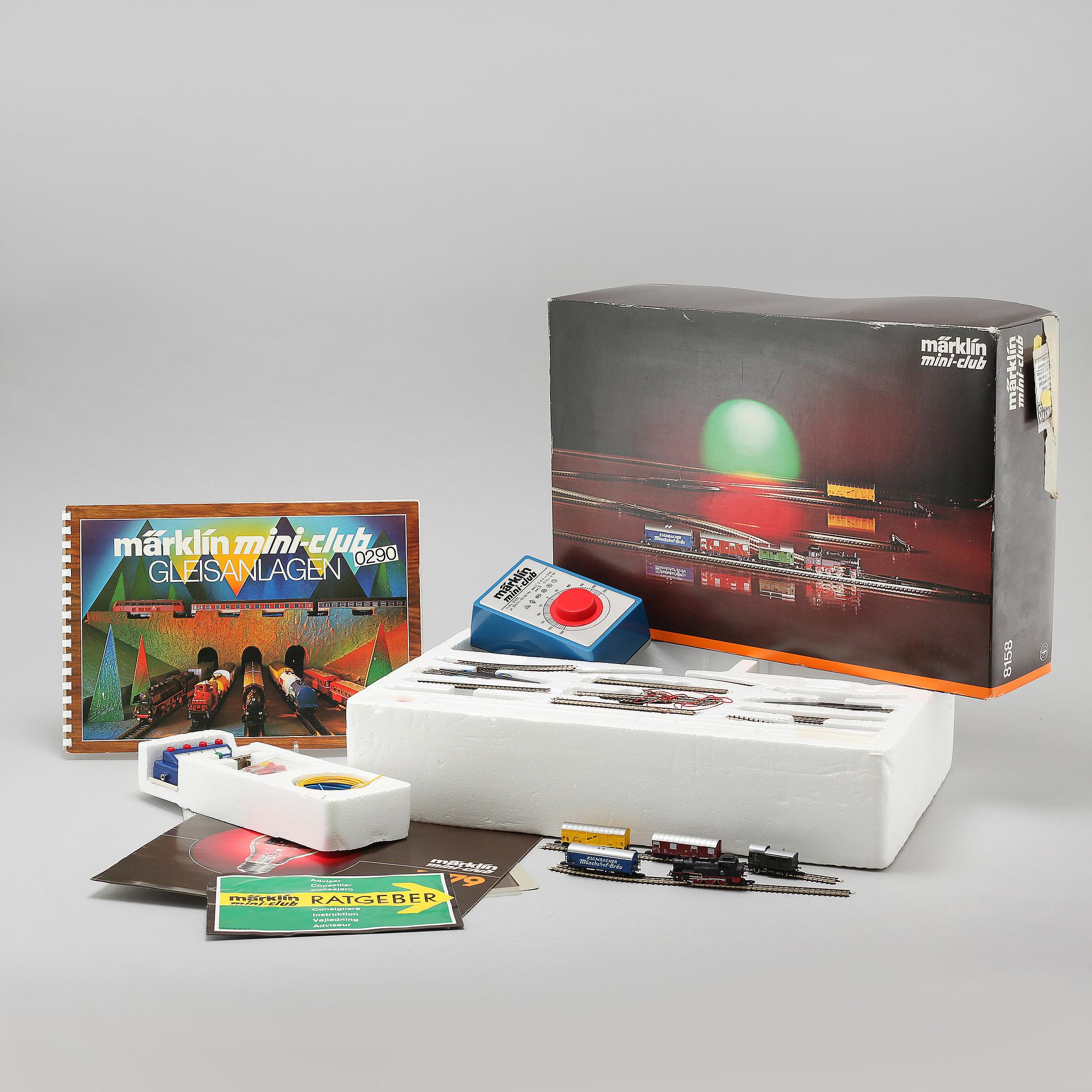 A Märklin "mini-club" set. approx 1980.