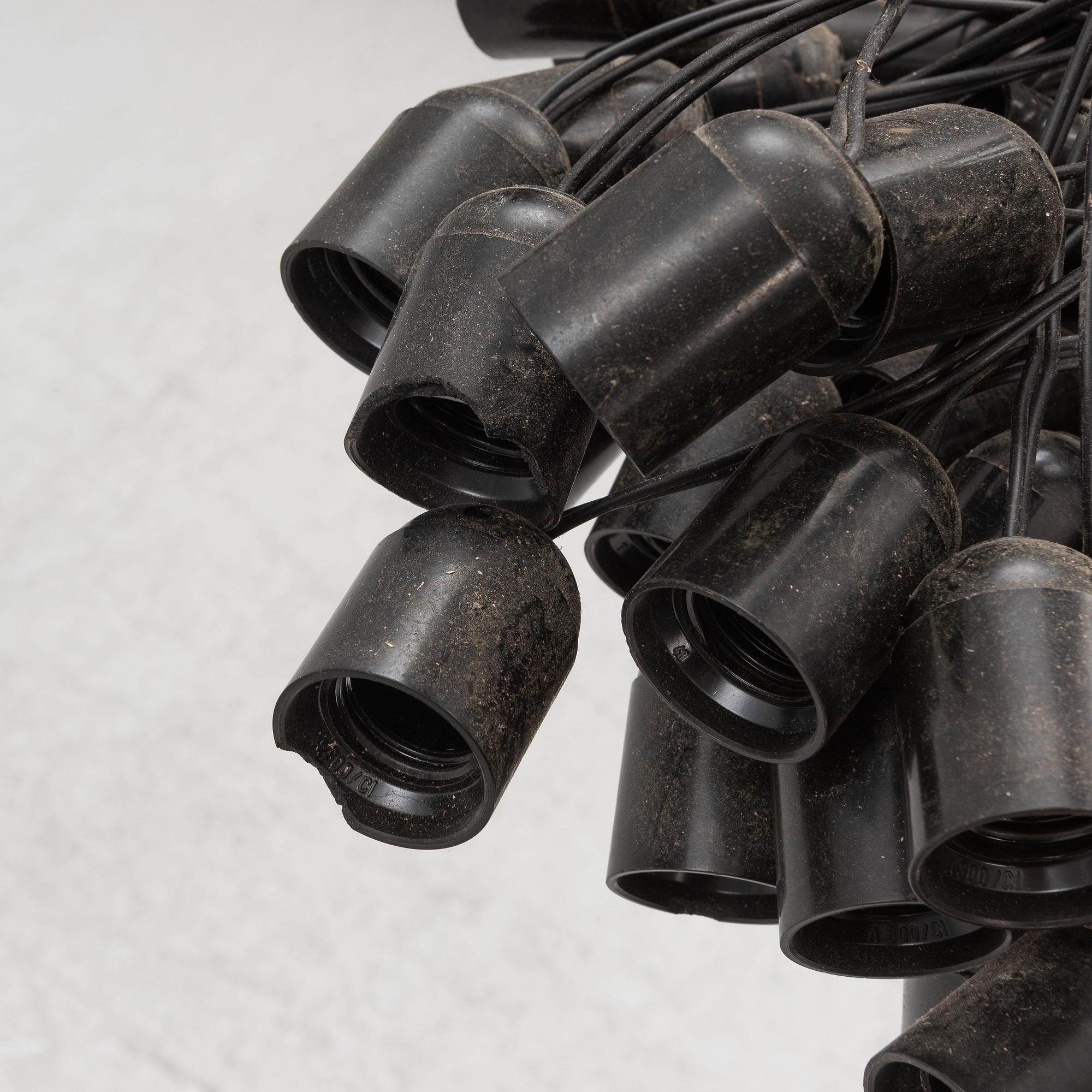 Rody Graumans, taklampa, "85 lamps", Droog Design, Holland, efter 1993, proveniens Lasse Åberg.