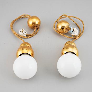 MICHAEL ANASTASSIADES, two 'Ball lights' ceiling lamps, England, 21st century.