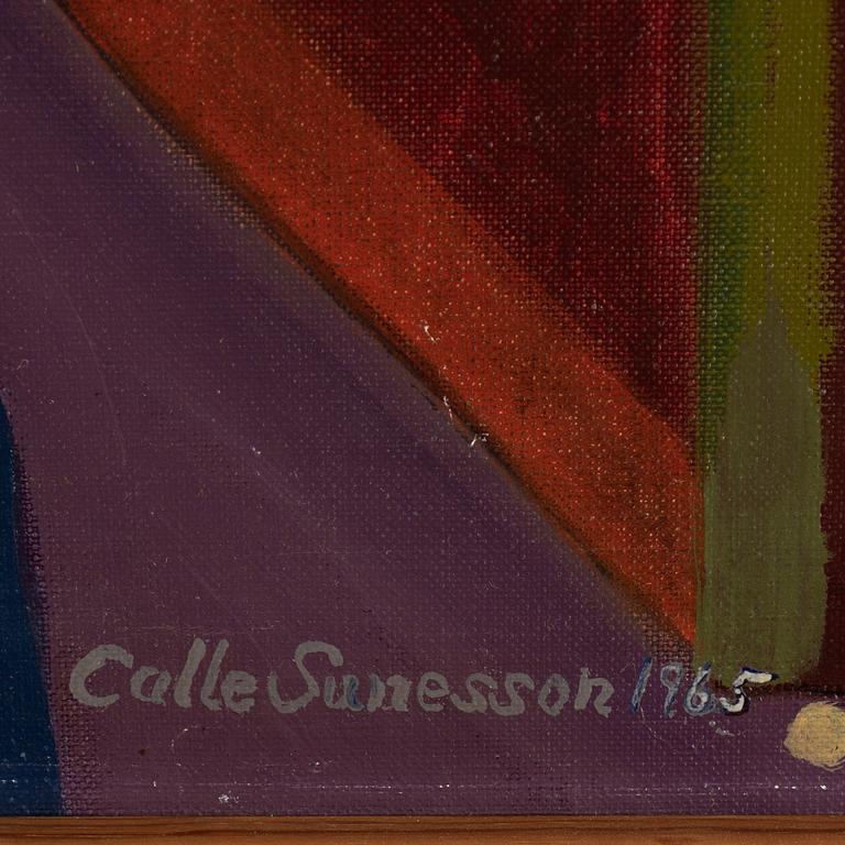 KEJSAR CALLE SUNESSON, olja på duk, signerad och daterad 1965.