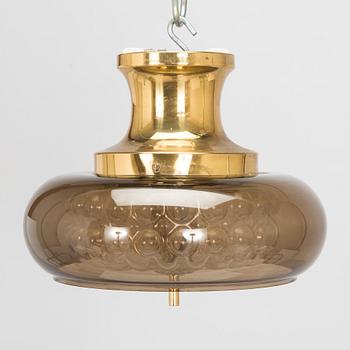 Carl Fagerlund, taklampa, "Bubblan", Orrefors sent 1900-tal.