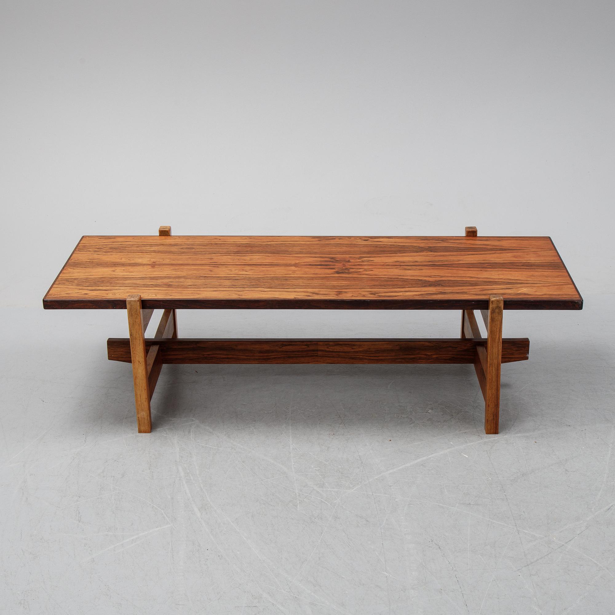 A Danish palisander 1960s sofa table.