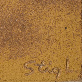 Stig Lindberg, väggrelief, stengods, Gustavsberg.