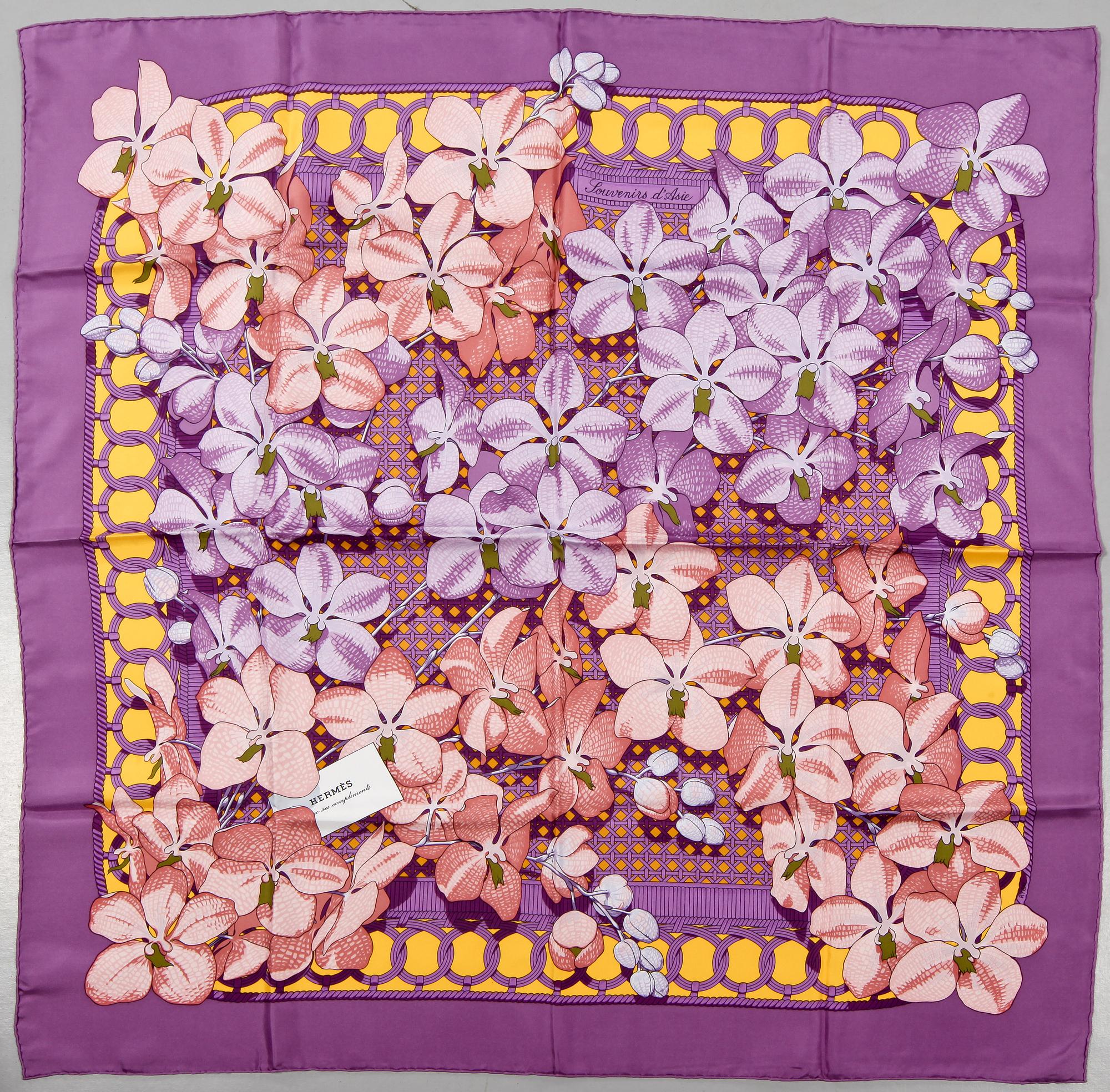 SCARF, "Souvenirs d'Asie", Vladimir Rybalchenko, Hermès, Paris.