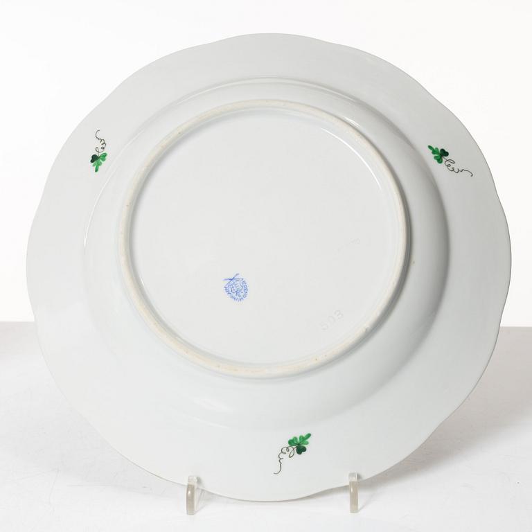 Matservis, 29 delar, "Parsley" och vas, porslin, Herend, Ungern.