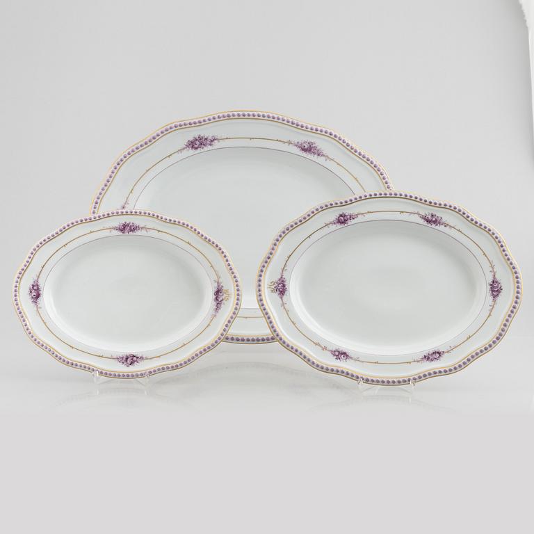 Dinner service, 100 pieces, Rosenthal, with monogram.