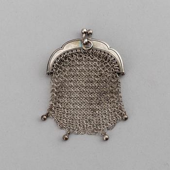 A russian silver purse, Odessa, early 20th century.