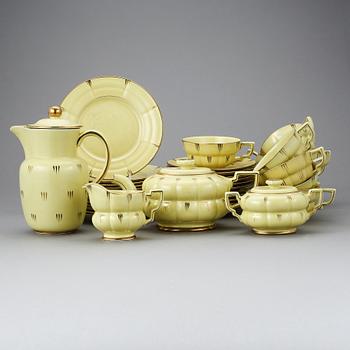 SERVISDELAR, 26, delar, flintgods, "Royal", Arthur Percy, Gefle. I produktion 1952-1960.