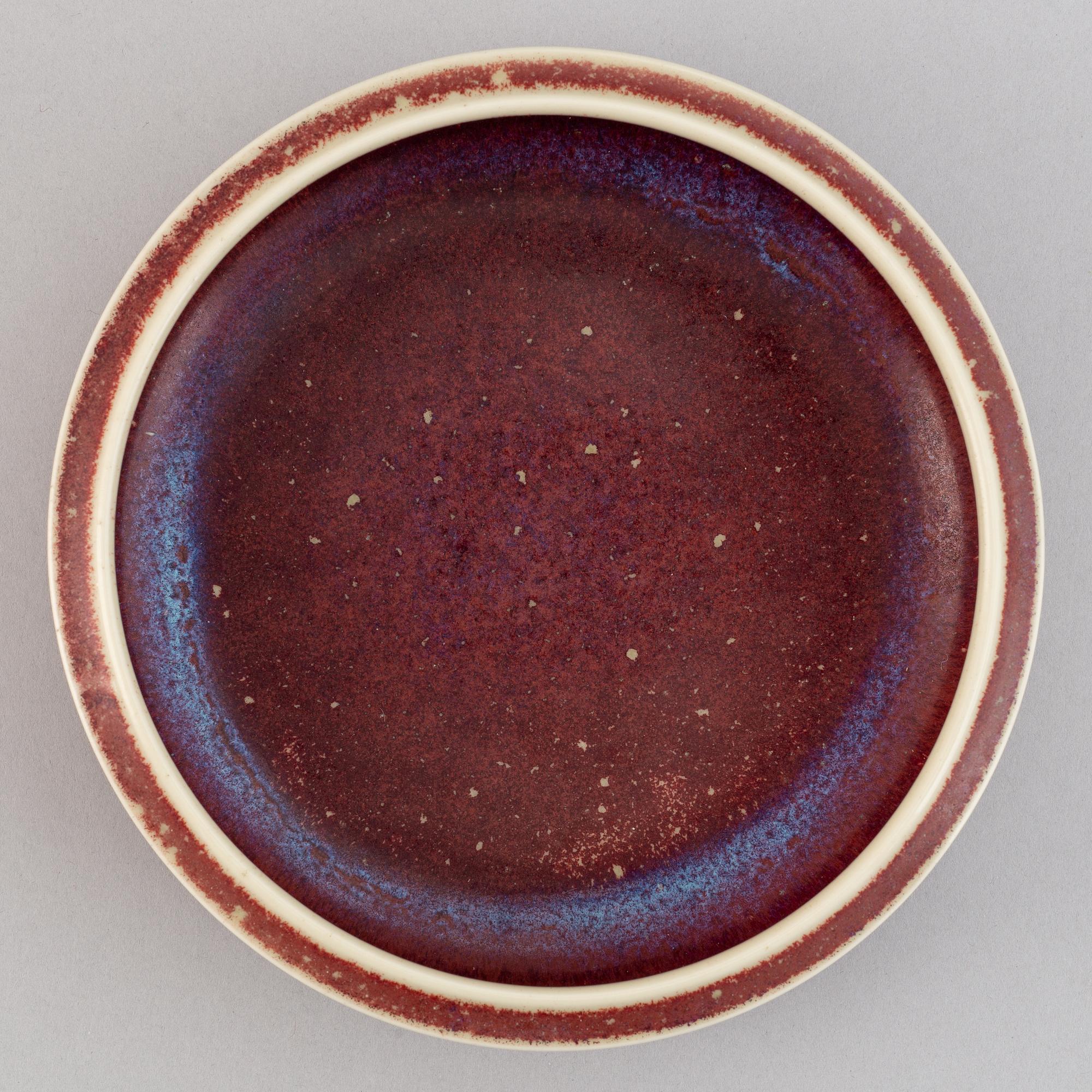 Sven Wejsfelt, a set of three stoneware vases and a bowl for Gustavsbergs studio, 1985-90.