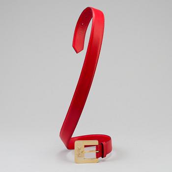 YVES SAINT LAURENT, skärp, storlek 90/36.
