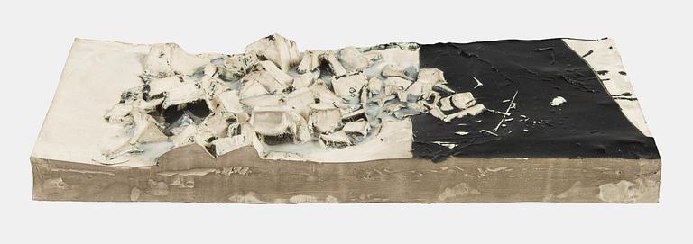 Karl Heinz Schultz-Köln, relief, stengods, signerad Schultz-Köln, numrerad 217/61.