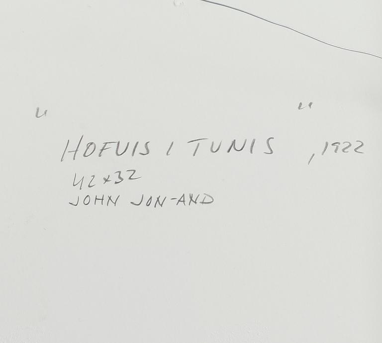 JOHN JON-AND, pastell, signerad samt daterad 22.1.22.