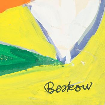 Bo Beskow, gouache, signerad.