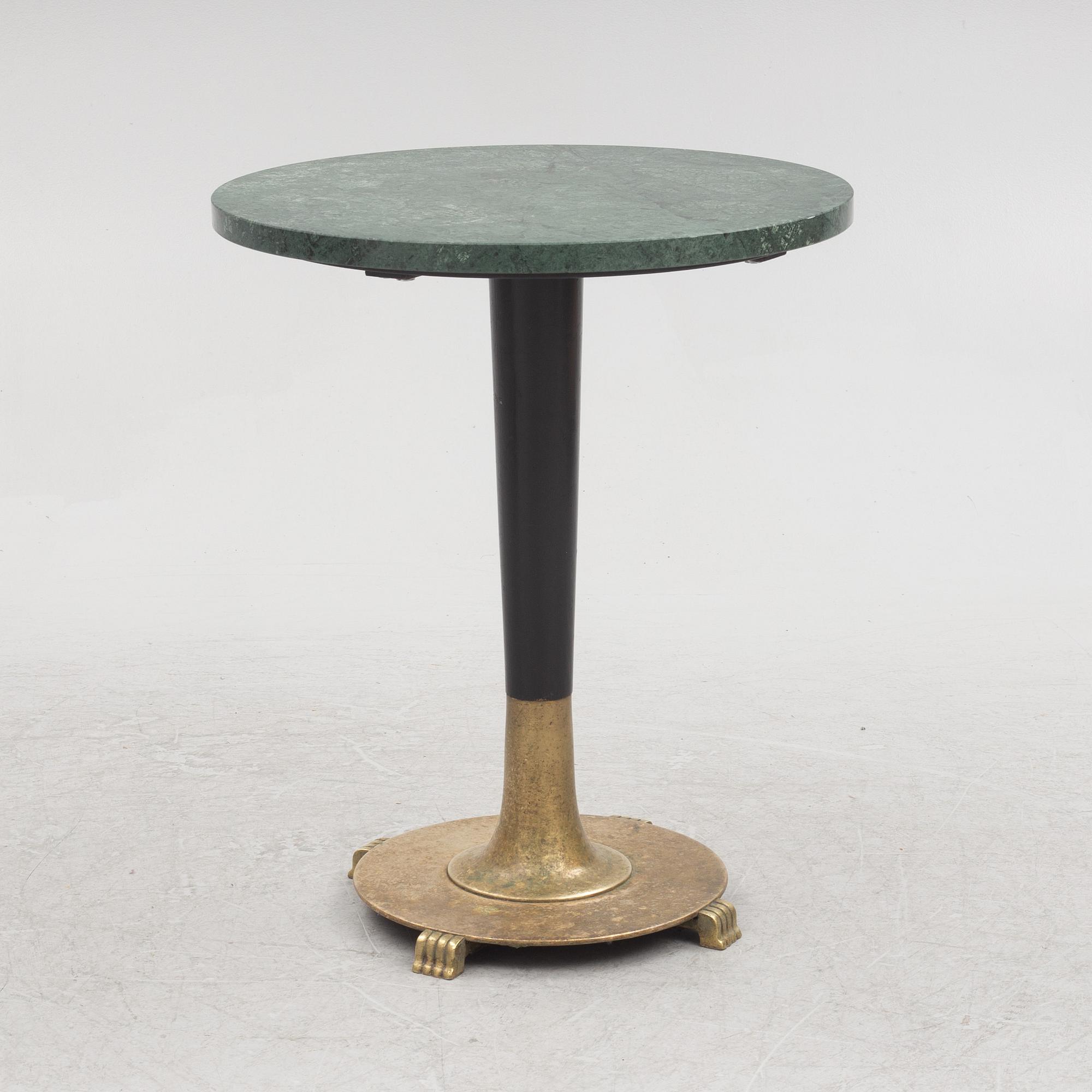 Cafébord, 1900-tal.