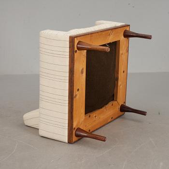 FÅTÖLJ, Illum Wikkelsö, "Australia". 1950/60-tal. CITES-intyg medföljer.