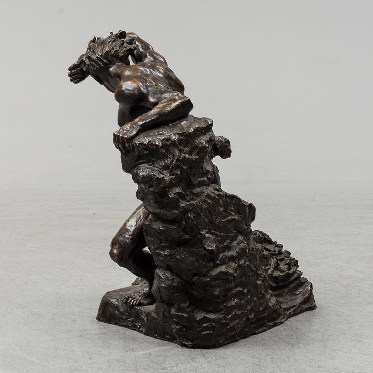 FLORENT MARTIGNY, sculpture, bronze, signed and dated 1925.