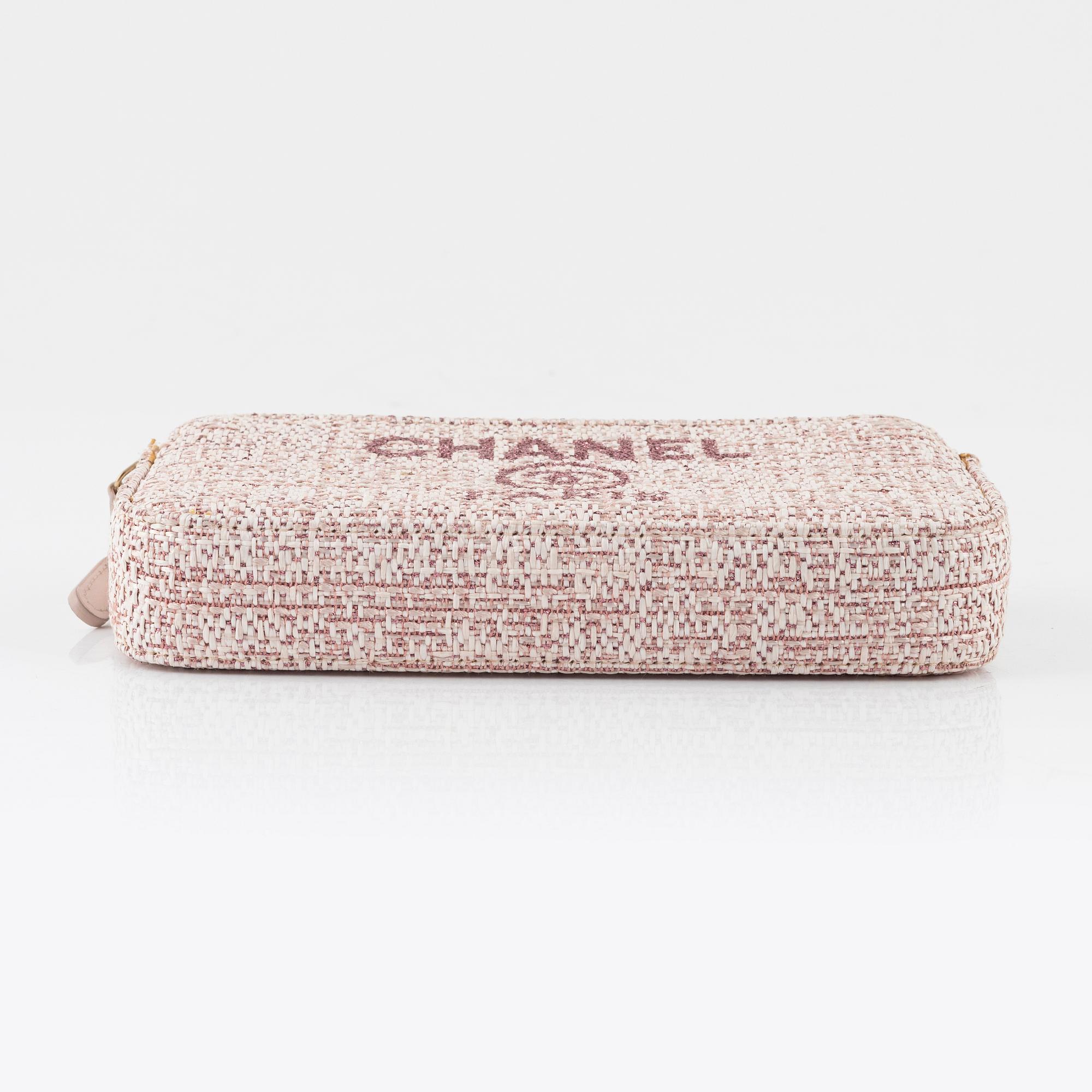 Chanel, väska, "Deauville Double Zip Clutch".