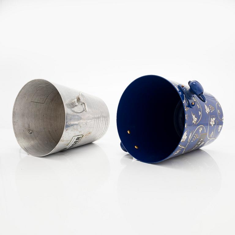 Two late 20th-century champagne coolers.
