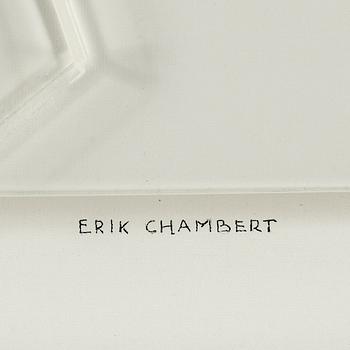 ERIK CHAMBERT, mixed media in plexi box, signed Erik Chambert.