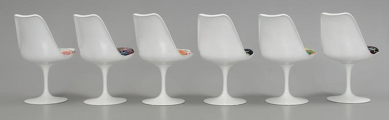 STOLAR, 6 st, "Tulip", Eero Saarinen, Knoll International, inköpta 2008.