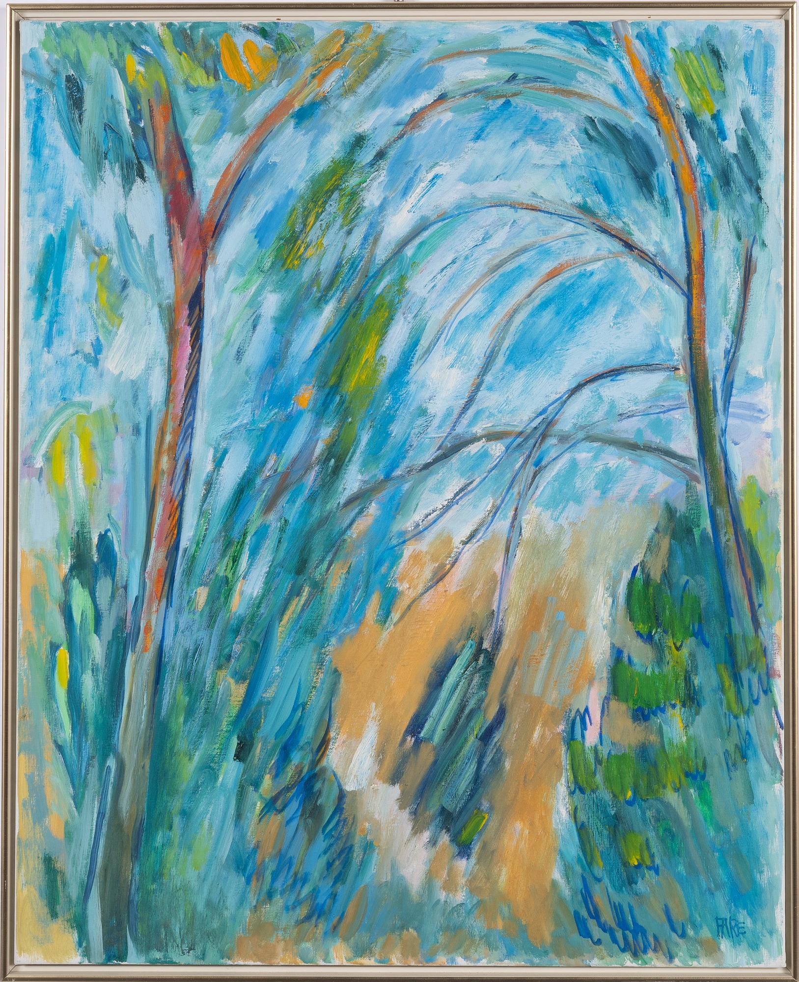 Leopold Fare, "Pinjeträd, Lanzarote".