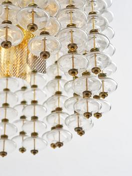 Hans-Agne Jakobsson, taklampa, "Estrella", modell "T 580", Hans-Agne Jakobsson AB, Markaryd, 1960-70-tal.