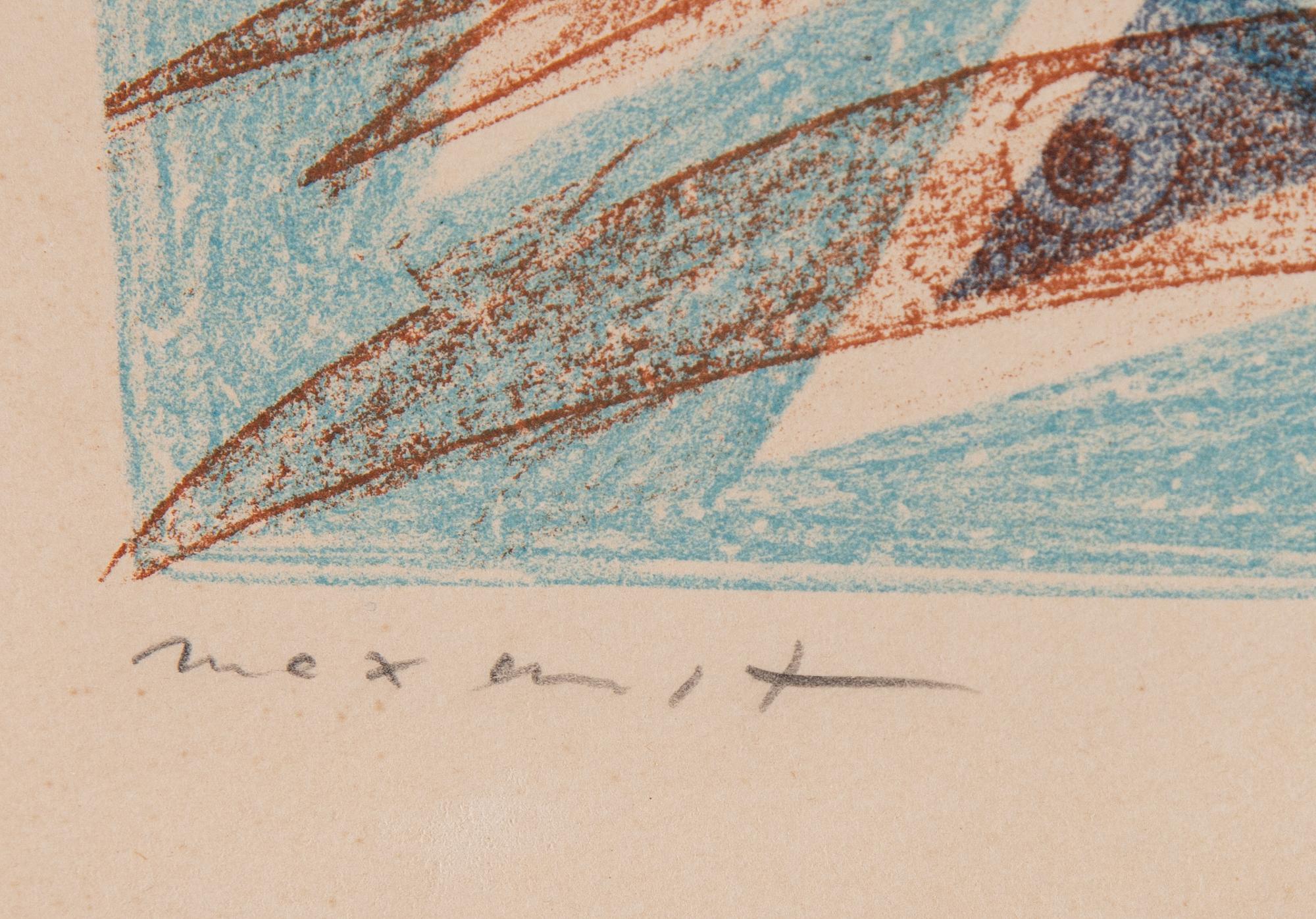 Max Ernst, lithograph in colours, 1950, signed 168/200.