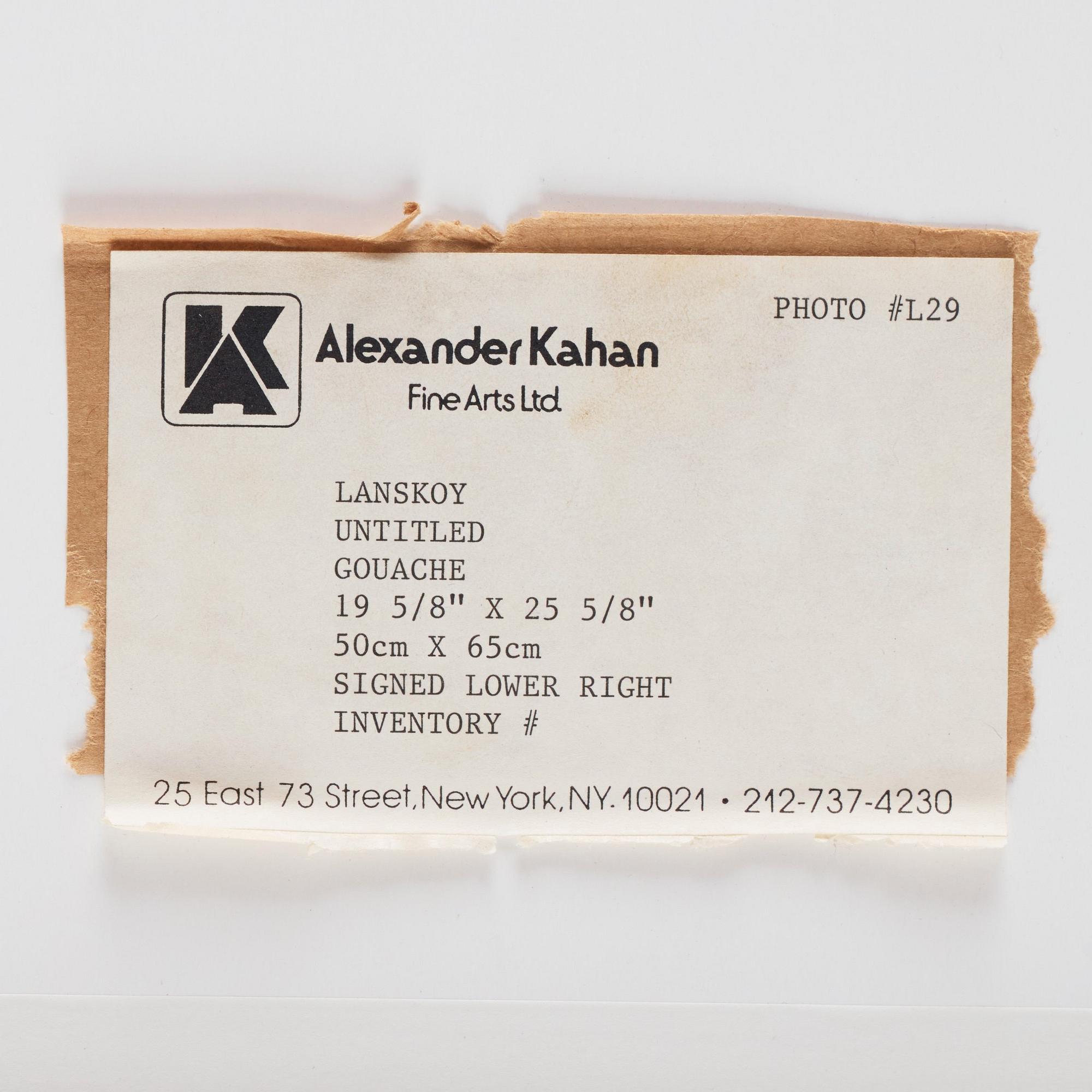 André Lanskoy, Utan titel.