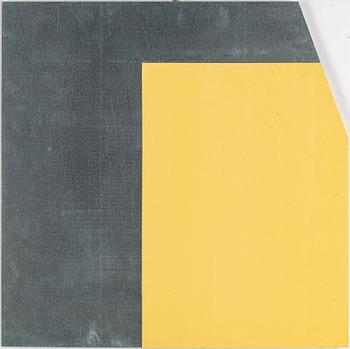 GUNNAR ÅNGER, painted zinc plate, signed and dated -94 verso.