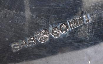 KAFFESERVIS, 3 delar, silver, GAB, Stockholm, 1927.