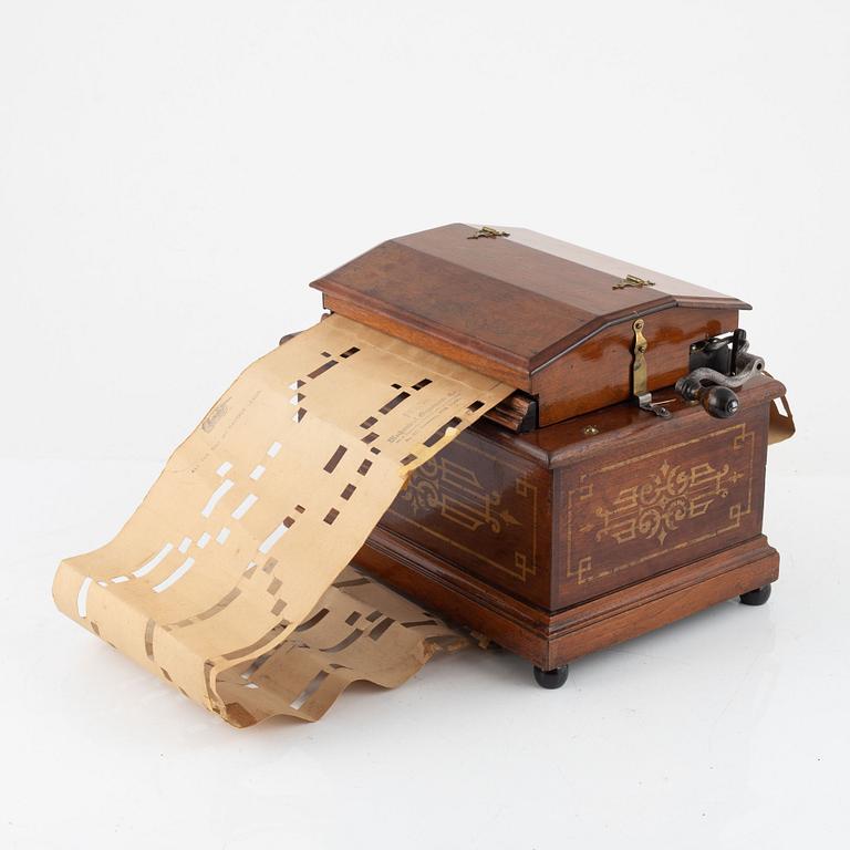 The American Organette Scroll Music Box, Canada, late 19th century.