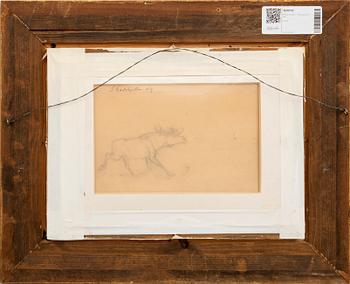 Bruno Liljefors, "Wounded Moose".